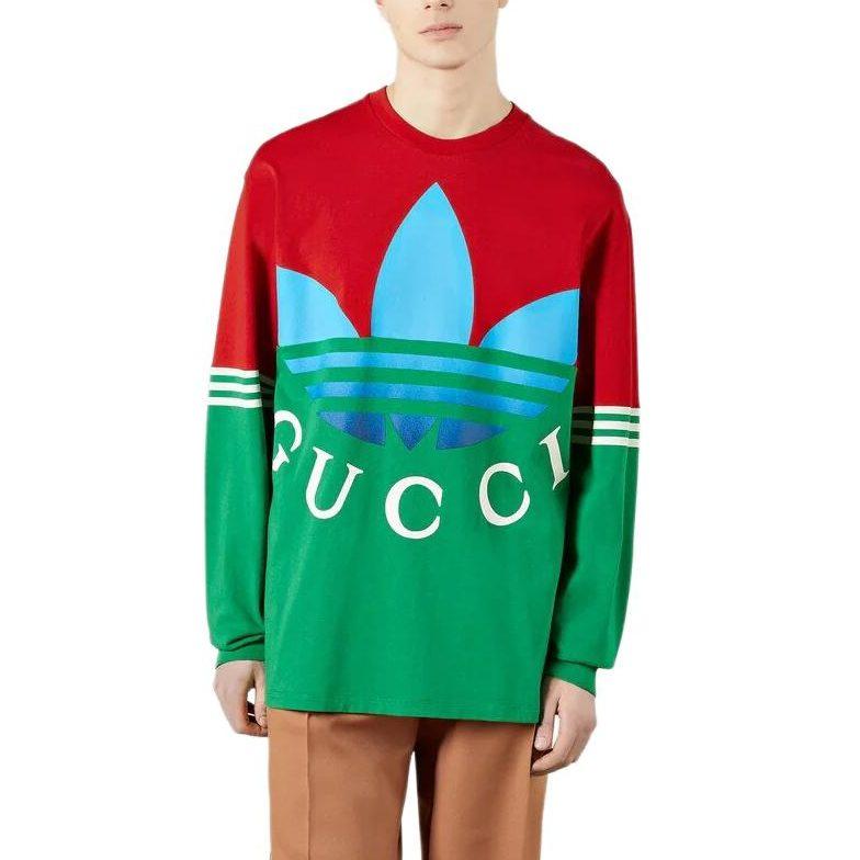 Gucci X Adidas Originals SS23 T Shirt Men's Green 722947-XJE1I-6167