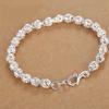 New 925  Silver Ball Bracelets For Women Luxury Designer Hollow Bead Adjustable Charm Bracelets Party Fine Jewelry Gifts