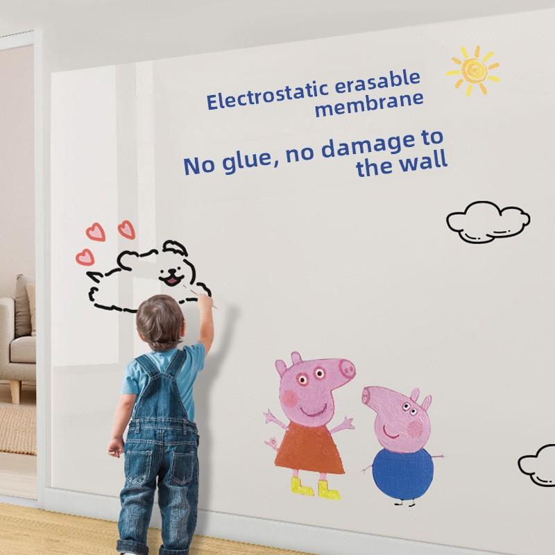 Wall Protective Film Scratch-resistant Anti-dirty Does Not Hurt The Wall Home Transparent Electrostatic Wall Protection Sticker