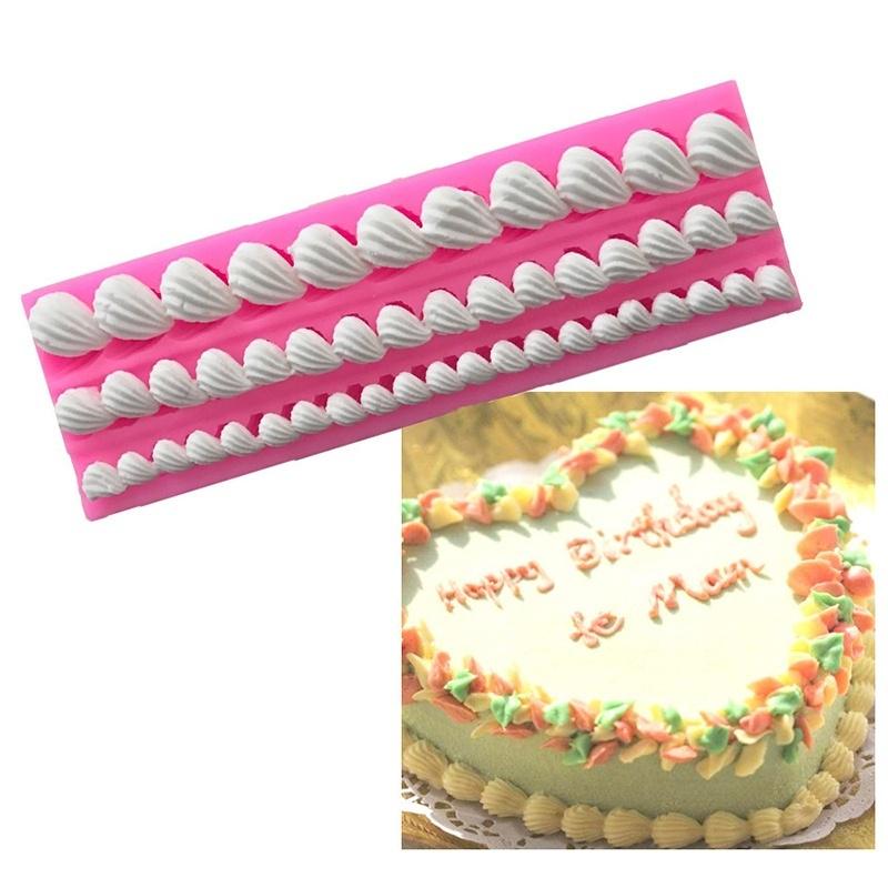 

Silicone DIY Shell Sugarcraft Mold Liquid Silicone Mold Soft Handmade Soap Cloth Candy Mold