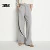 Semir Women's Heating Antibacterial Fleece Wide-Leg Casual Pants