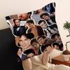 Pc Damon Salvatore Vampire Diaries Kissenbezug Auto Überwurf Kissenbezug für Sofa Auto Weihnachtsgeschenk xcm xcm