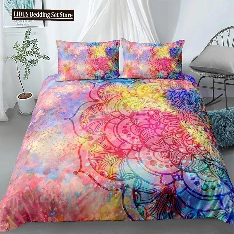 Mandala Bedding Collection Duvet Cover Bohemian Bedspreads Bed Collections Polyester King Queen Full Double Twin Quilt Cover
