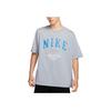 Nike Breathable Logo Print Round Neck Short Sleeve T-Shirt Men Tops Gray HQ9150-042
