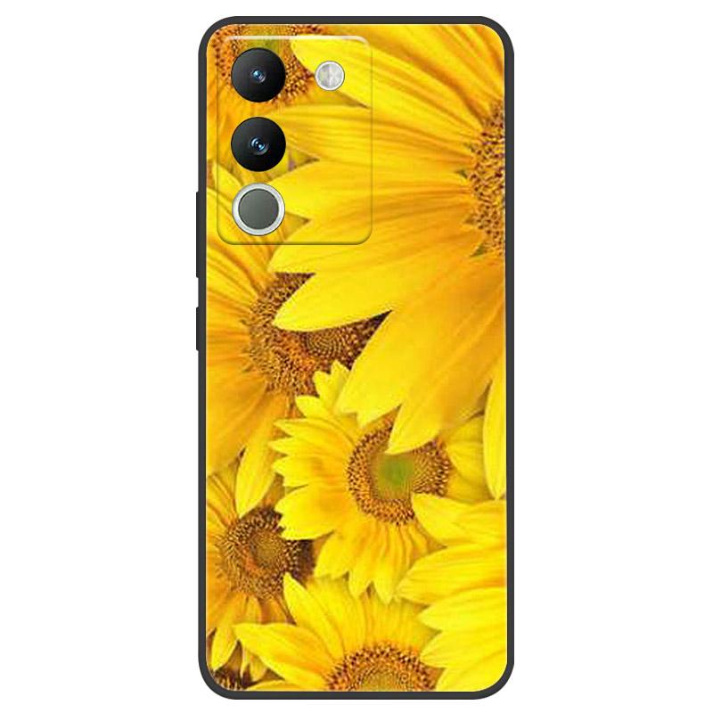 For VIVO V29E Case V2317 Camer Protective Shell For VIVO Y200 5G Phone Case Soft Silicone TPU Back Cover V2307 Shockproof Fundas