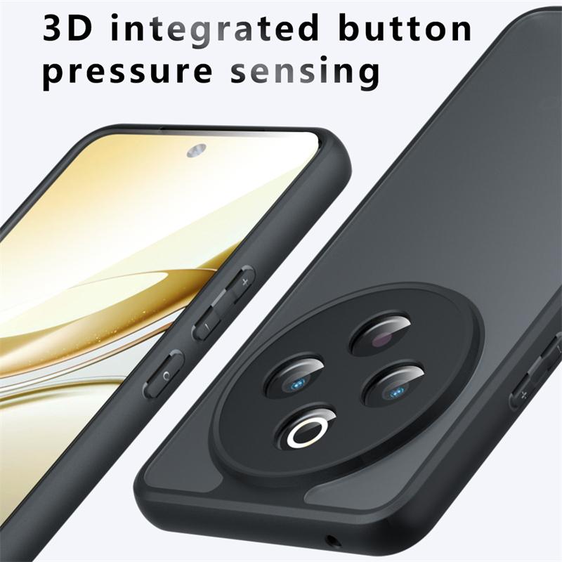Translucent Matte Phone Case For Vivo T4 5G Anti-knock Matte PC Full Back Cover For Vivo T4 5G Case For Vivo T4 Case 6.77 inch