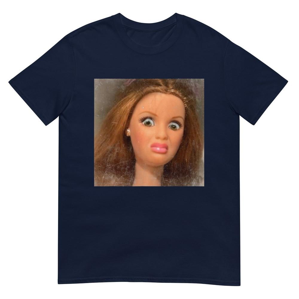 Funny Disgusting Doll Face Meme Tshirt S
