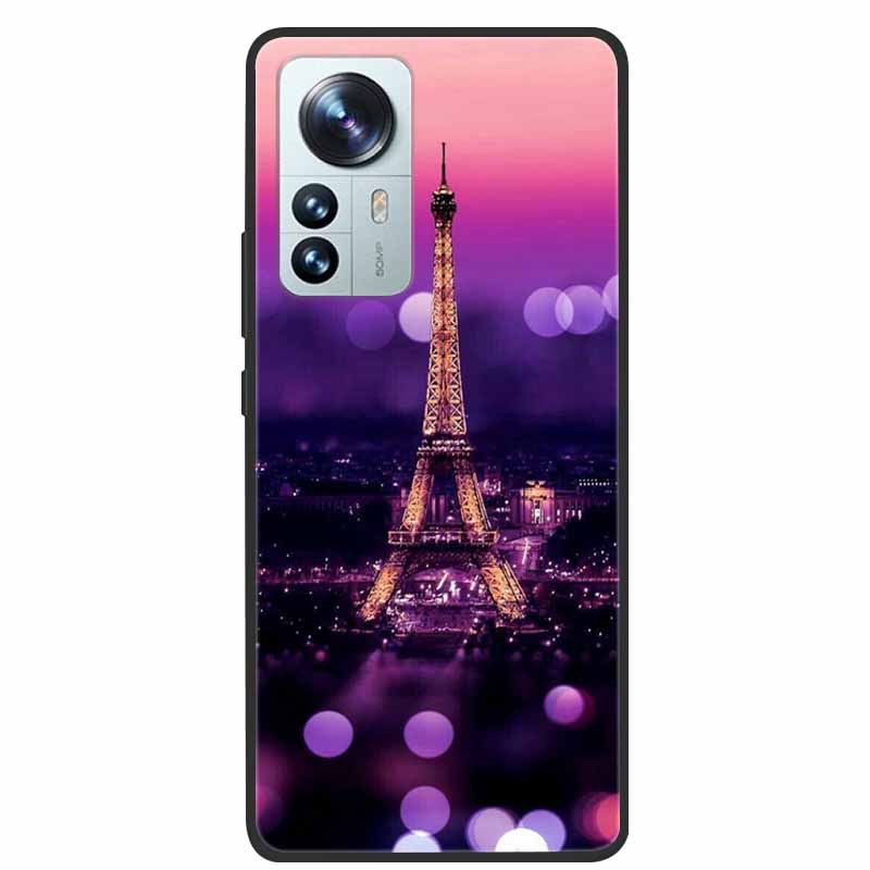For Xiaomi 12T Pro Phone Case Cover Lion Wolf Black Soft Silicone Case For Xiaomi 12T Pro Back Cover Case 12 T 12TPro Funda Capa