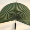 Handcrafted Bamboo Woven Hanging Fan In New Chinese Style, Elegant Wall Decor Pendant for Hotel, Homestay,  Wedding Scene Layout