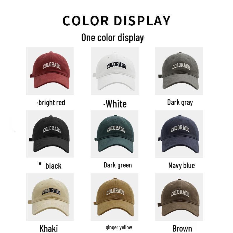 Women's Plus Size Embroidered Baseball Cap - Large Fit, Versatile Sunshade