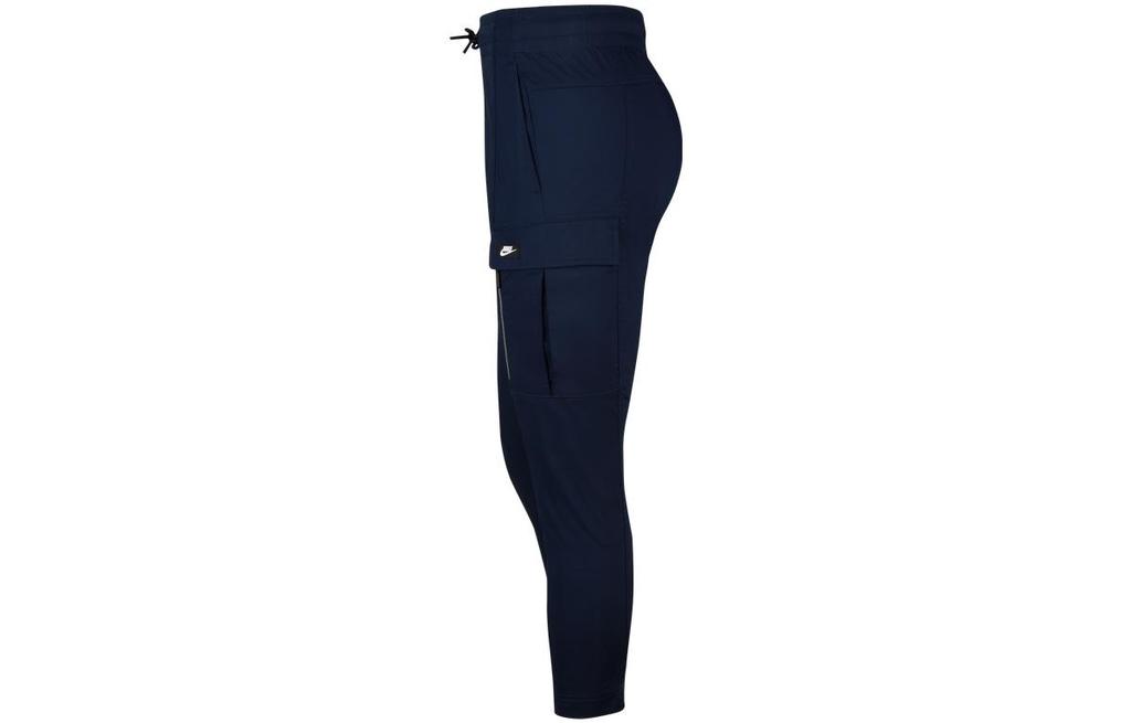 Nike Casual Pants Men's Blue Moderate Straight Fit Pants CV9301-451