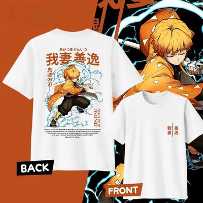 2026 Μόδα Demon Slayer Anime Zenitsu Agatsuma Y2k Γραφικό Άνετο T-Shirt Άνδρες Γυναίκες Υψηλής Ποιότητας Ιαπωνικά Καλοκαιρινά Ρούχα