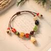 Retro Natural Plant Fruit Bracelet Hand Woven Acorn Hand Rope Women's Niche Literary Bracelet