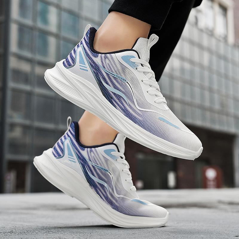 Men'S Breathable Mesh Sneakers Summer Soft-Sole Anti-Slip Casual Running Shoes Fashion Students Lightweight Speed Sports Shoes