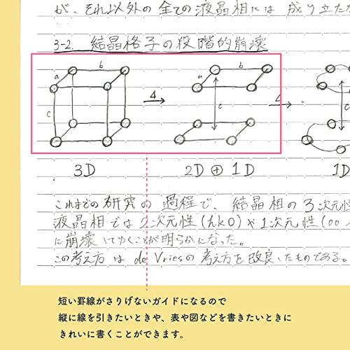 Hobonichi Notizbuch mit neuen linierten Seiten für reduzierte visuelle Belastung, Größe Semi B5, 5-farbiges Set