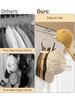 2-8pcs Twist Design Bag Hanger Hat Hooks for Hanging Bags, Handbags, Belts, Scarves, Hats, Underwear Vest Organizer Storage