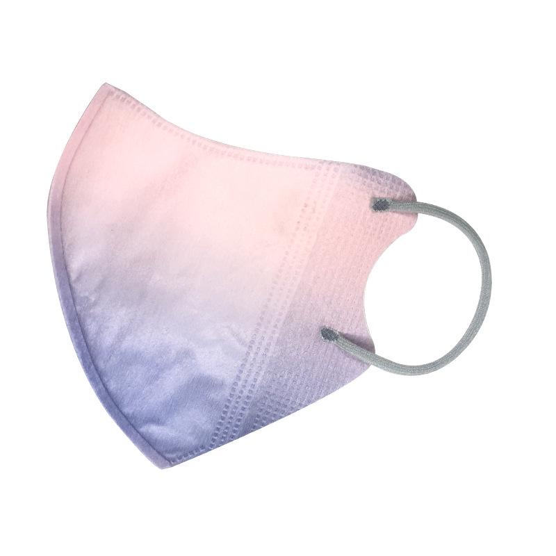 3D Soft-Color Mask: High-Profile, Ear-Friendly, Breathable, Disposable, Three-Layer Japanese Design