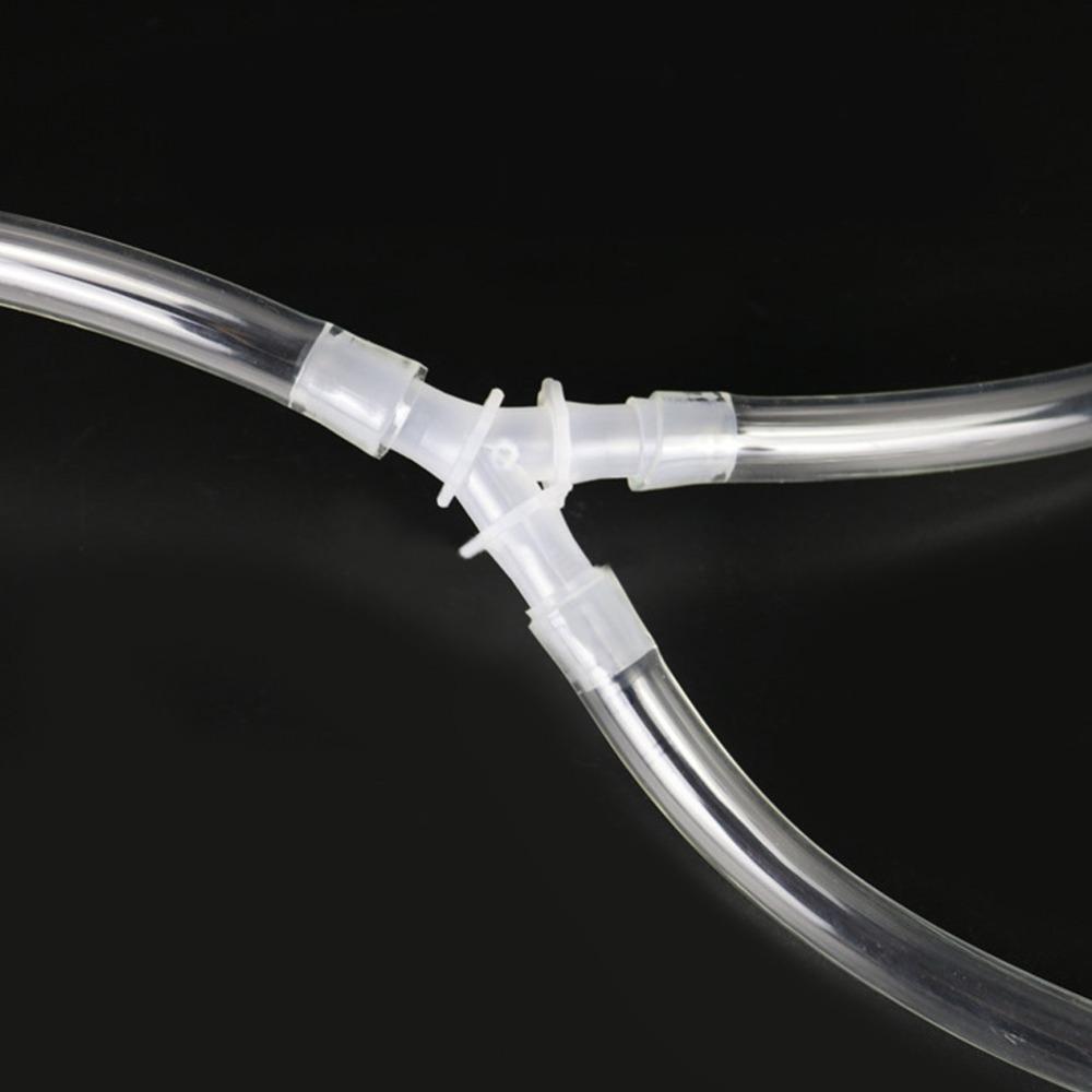 10PCS Multiple Sizes Y Type Connector Transparent Aquarium Air Pump Junction  Air Pump