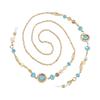 Luxury Eyeglass Chain Jewelry Premium Metal Crystal Beaded Design Secure Glasses Holder For Reading Sunglasses Accessories