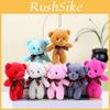 Sweet Teddy Bear Plush Keychain Soft Stuffed Animal Doll Perfect Creative Gift