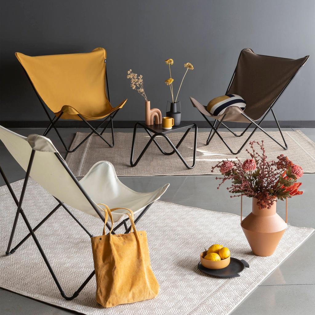 Scaun Pop-Up Lafuma Compact XL pentru Exterior LFM2777, Galben,