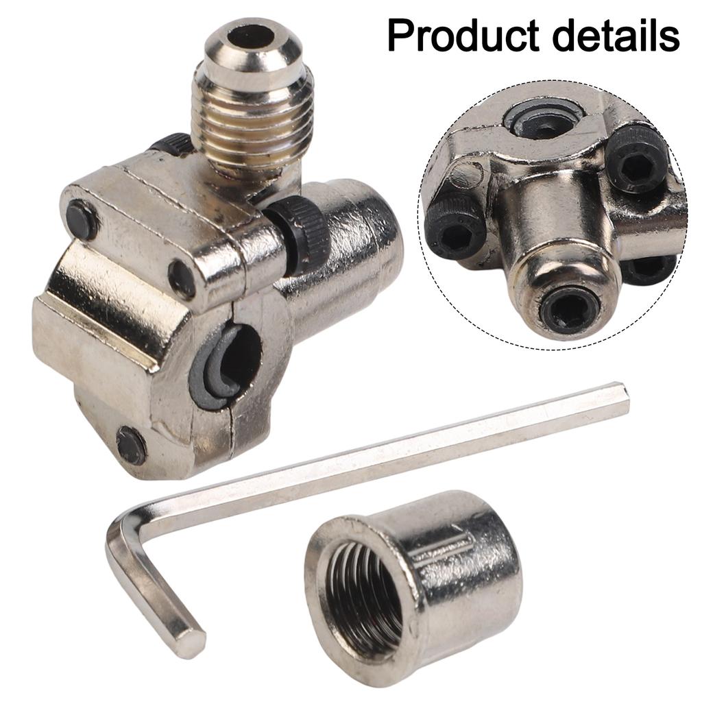 Refrigerator Piercing Puncture Valve With Spanner Air Conditioner Line Tap Valve Home Plumbing Accessories Zinc Alloy
