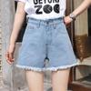 2026 Women's High Waist Denim Shorts: Summer, Plus Size, Loose, Korean Style, Slimming, Student, Versatile, Wide Leg, A-line Hot Pants