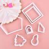 8 teile/satz 3D Kunststoff Lebkuchen Haus Form DIY Keks Form Cookie Cutter Set Schokolade