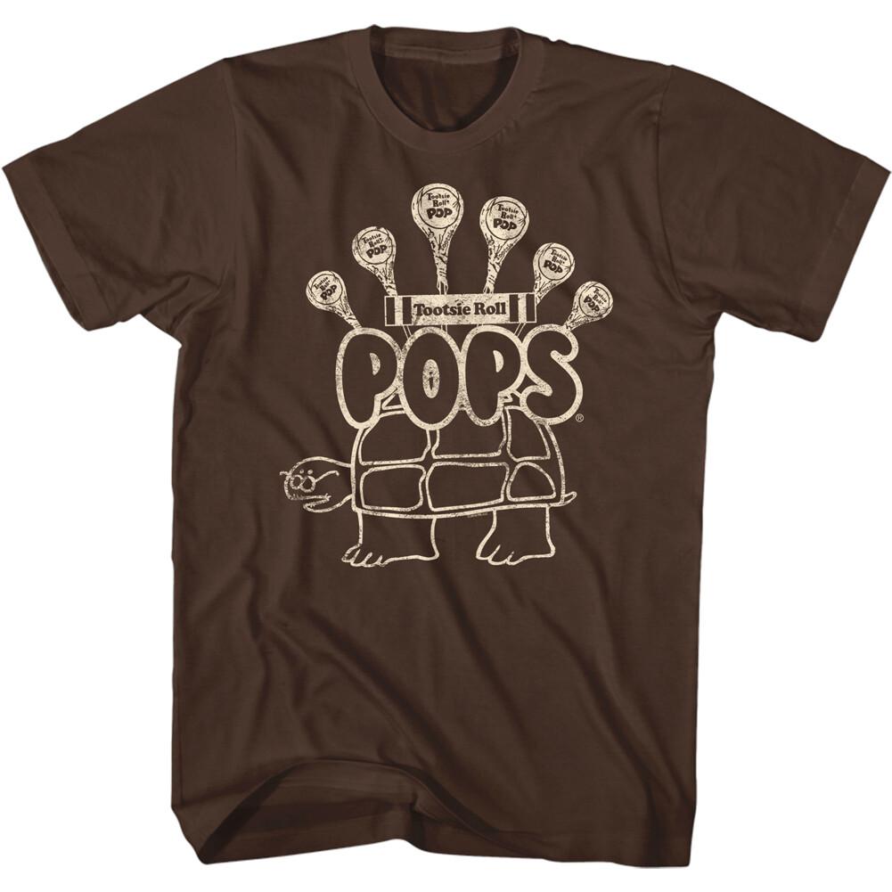 Mr Turtle Tootsie Roll Industries Mascot Carrying Tootsie Pops Men T Shirt XXXL