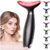 Neck and Face Vibrating Light Therapy Beauty Massager