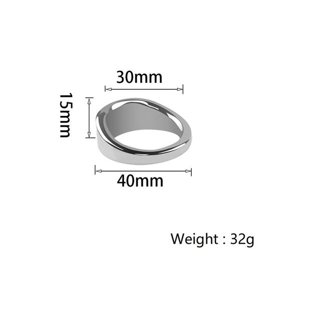 Edelstahl Metall Penis Lock Cock Ring Verzögerung Ejakulation Ball Hodensack Bahre Erektion Cock Ring Slave Männlich Sex Spielzeug Mann