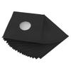 20Pcs 12inch Record Kraft Paper Jackets Matte Black 350gsm Thick Cardboard Record Covers 33 RPM Protective Outer Record