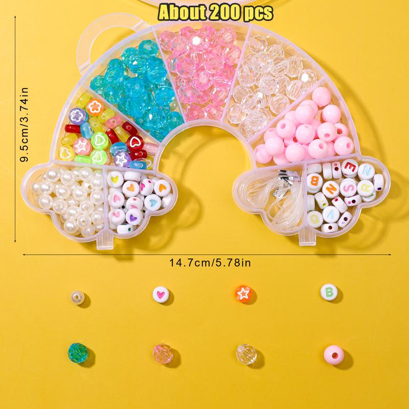 Children s DIY Acrylic Beading Kit: Educational Handmade Beading Toy for Girls