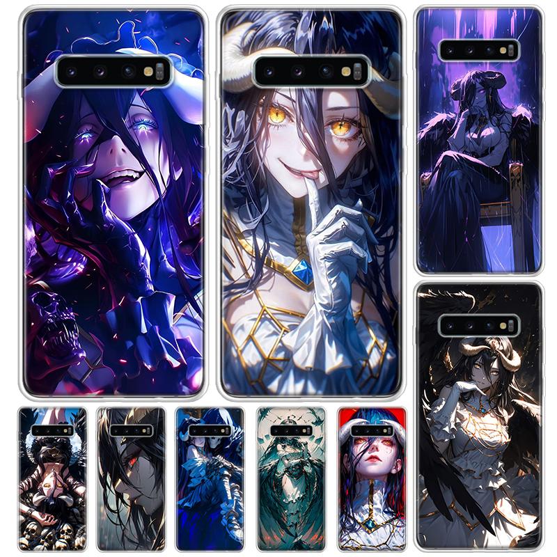 Albedo Overlord Anime Cover For Samsung Galaxy S8 S9 Plus S10 Lite Note 8 9 10 Pro 20 Ultra S7 Edge M11 M21 M32 M51 Print Coque