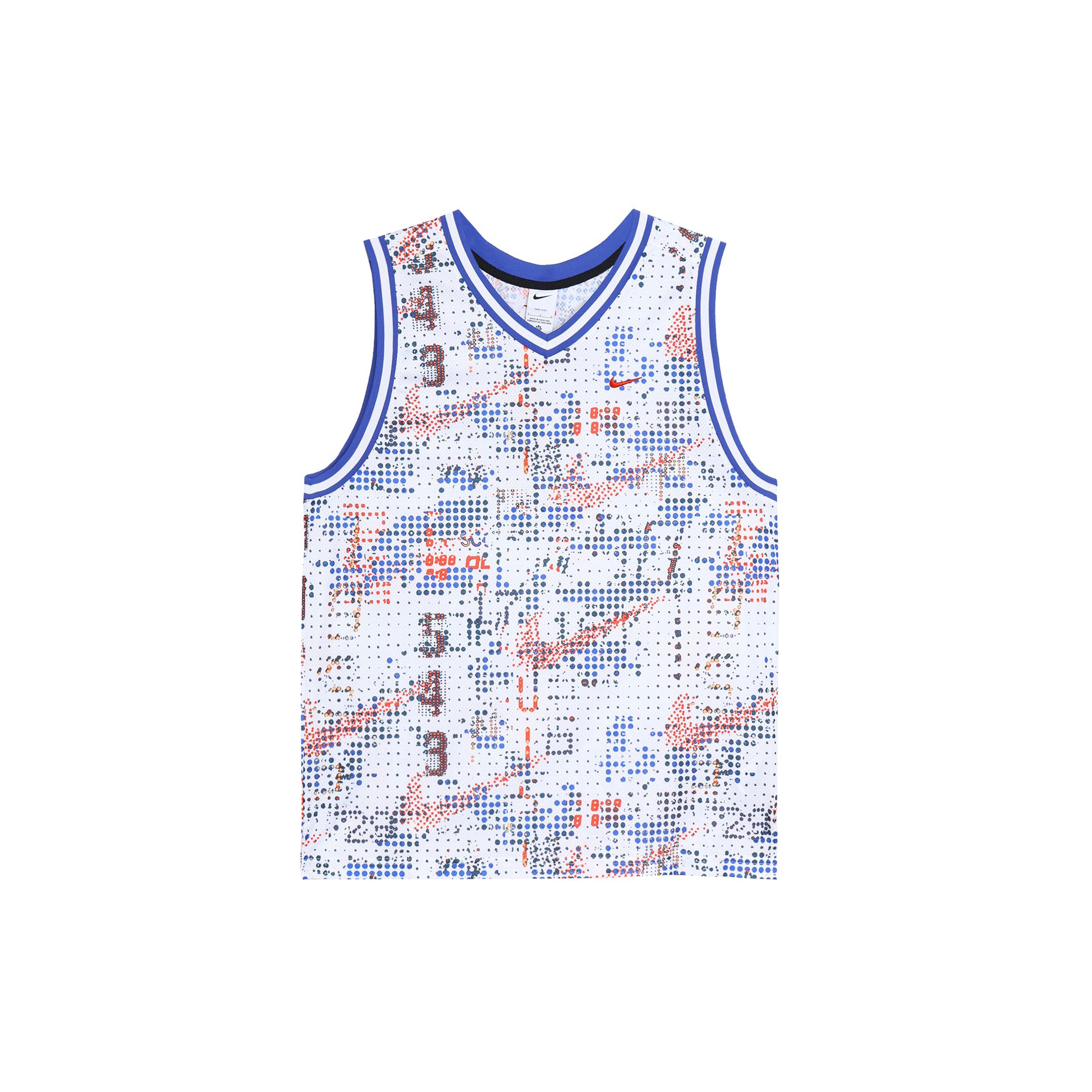 

Мужская баскетбольная майка Nike Dri-Fit DNA, дышащая, быстросохнущая, с V-образным вырезом, без рукавов, белая FZ0691100 S