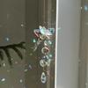Faux Crystal Suncatcher Colorful Prism Butterfly/Dradonfly Window Hanging Ornament for Window Ceiling Garden Home Decor