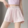Womens Running Set Quick Dry Loose Short Sleeve Yoga Top Shorts Gym Workout Outfit