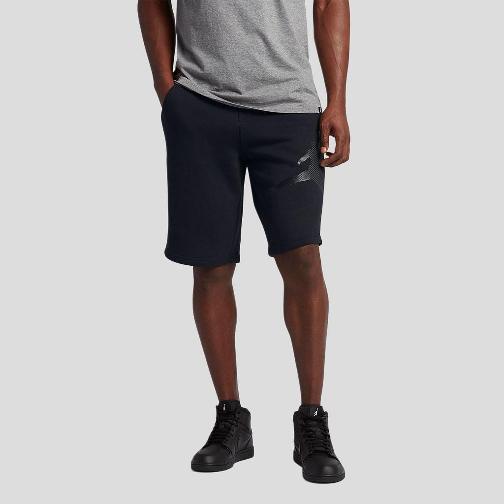 Jordan Logo Solid Color Moisture Wicking Comfortable Sports Shorts Men shorts Black 884281-010