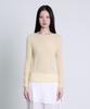 Deoaeteus Alpaca Wool Sheer Boatneck Pullover_Yellow