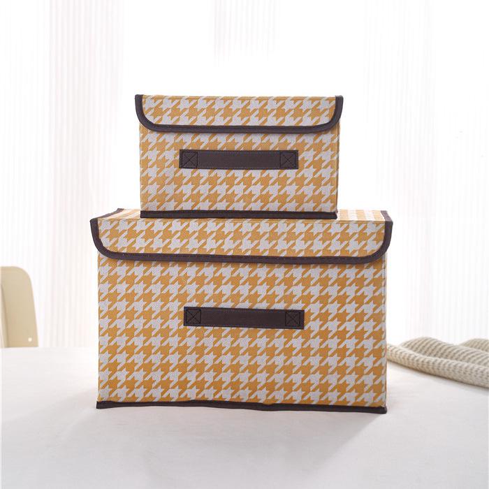 Large Capacity Foldable Non-Woven Fabric Storage Bin for Home Organization