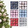 9 Pcs 3.15 Inch Christmas Ball Ornaments Glitter Sequin Xmas Hanging Foam Ball Decorations for Wedding Party Holiday Home Office Decor