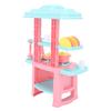 48 PCS Kitchen Toys Set Integrated Realistic Interesting Immersive Smooth Edges Interactive Play Kitchen Set for Pretend Play