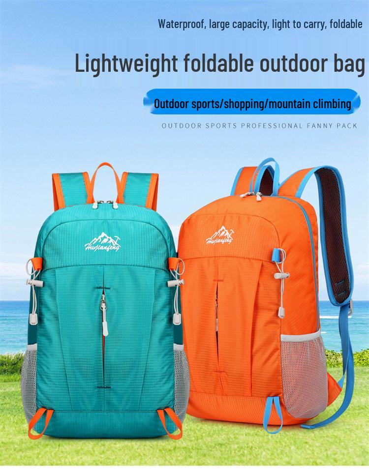 Multifunctional Large Capacity Foldable Lightweight Hiking Backpack for Outdoor Travel