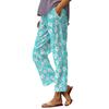 Women's Casual Fashion Printed Straight Leg Pants Pants With Pockets