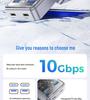 Orico MH4UC Multi-Port Fast Charging Hub with Direct Plug-In and U Disk Compatibility for Desktop, Notebook, and Tablet TC Port.