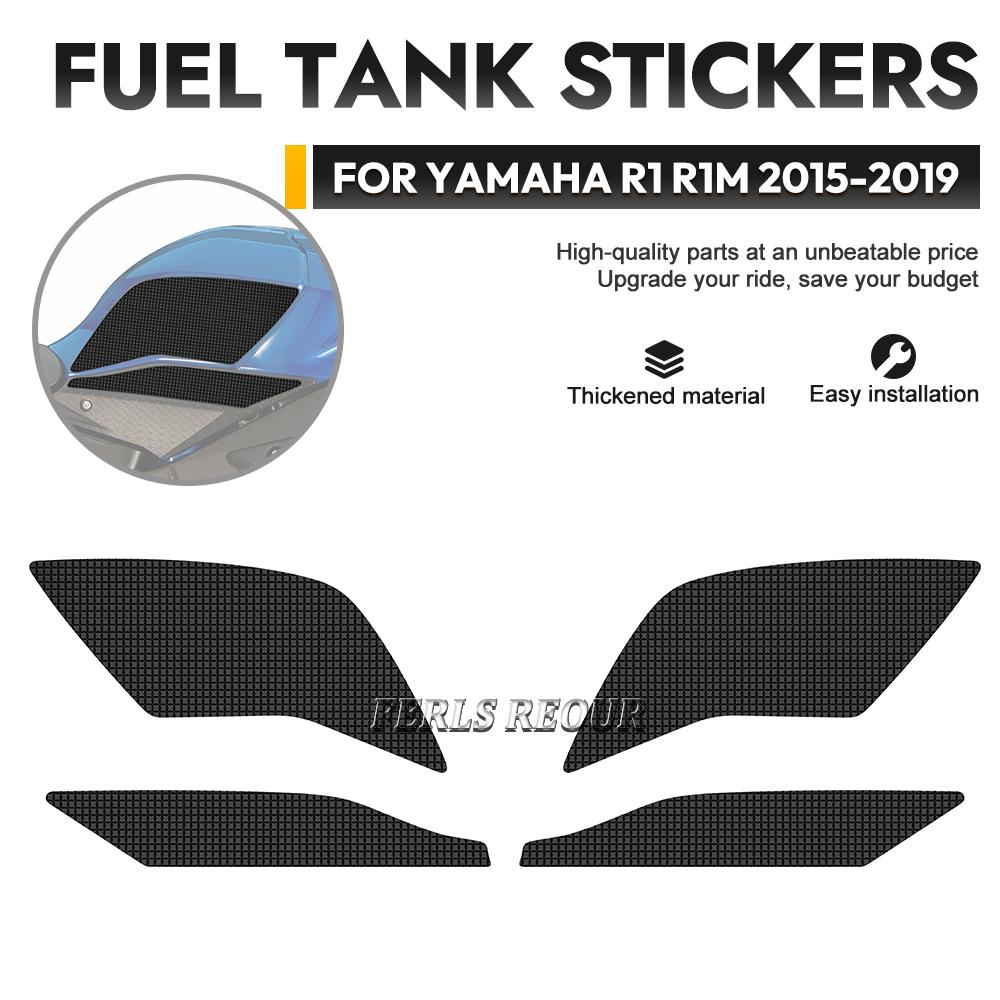 Motorcycle Sticker Heat Dissipation Silicone Pad for YAMAHA R1 R1M 2015-2019 Hot Engine Areas Fuel Tank Anti-slip Sticker