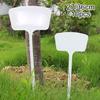 10pcs Garden Plant Label Plastic Garden Labels Gardening Plant Nursery Markers Label Tray Mark Diy Tool