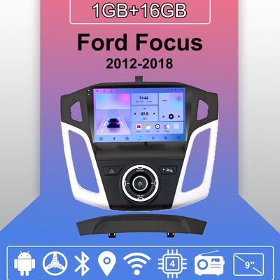 Autoradio Android Auto Carplay Für Ford Focus 2012-2018 Multimedia-Player Head Unit Stereo GPS-Navigation BT WIFI 1+16GB