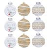 Christmas Balls For Tree 9 Pieces Holiday Decorations Christmas Ornaments Set For Home School Restaurant Shopping Mall Wedding
