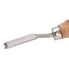 Wide Mouth Leather Edge Beveler Wooden Handle Durable Steel Incisive Cutting Edge Reasonable Angle Edge Skiving Beveler
